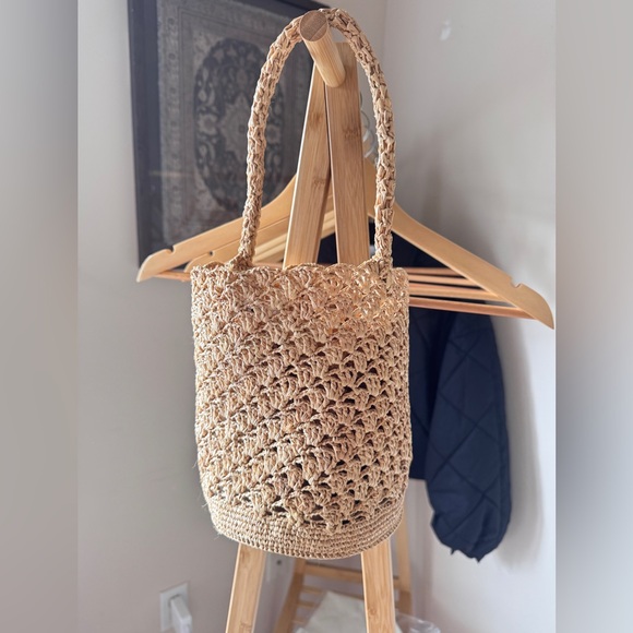 Doen Raffia Bucket Bag - Picture 3 of 4